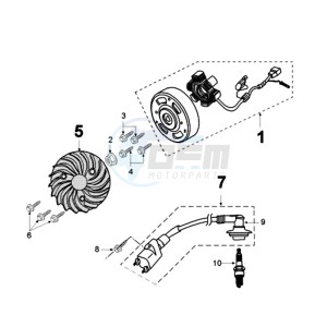 FIGHT 3 A DSE drawing FLYWHEEL MAGNETO