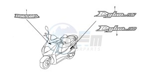 SES125 drawing MARK/STRIPE (E/ED/F)