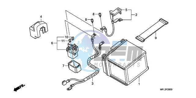 BATTERY (CBR1000RR)