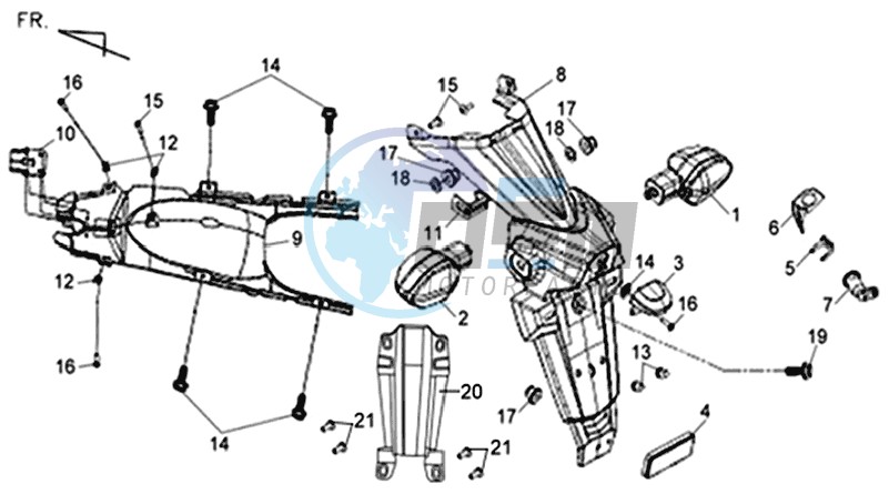 REAR FENDER - REAR SUSPENSION