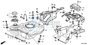 TRX420TM1H Europe Direct - (ED) drawing FUEL TANK