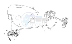 Nevada Classic IE 750 drawing Fuel supply