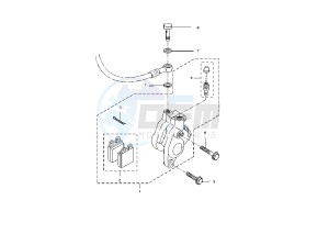 DT R - DT RSM 50 drawing FRONT BRAKE CALIPER ENDURO