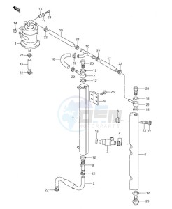 DF 115 drawing Fuel Injector (S/N 152527 & Newer)