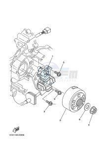 YZ125X (B1B5) drawing GENERATOR