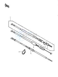 KLT 200 B [KLT200] (B1) | SOLID AXLE [KLT200] drawing CABLES