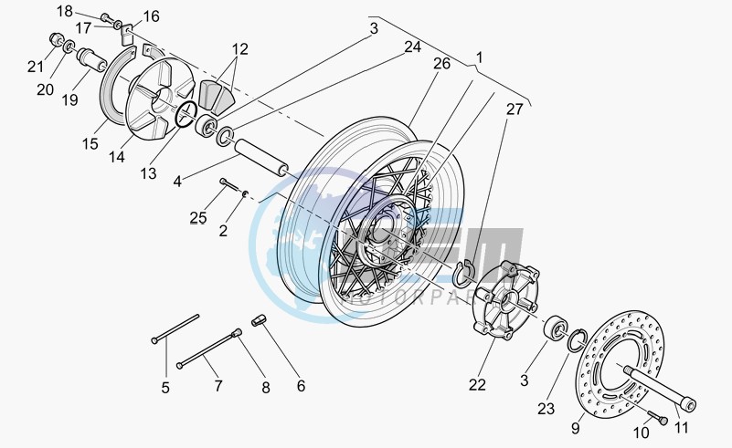 Rear wheel