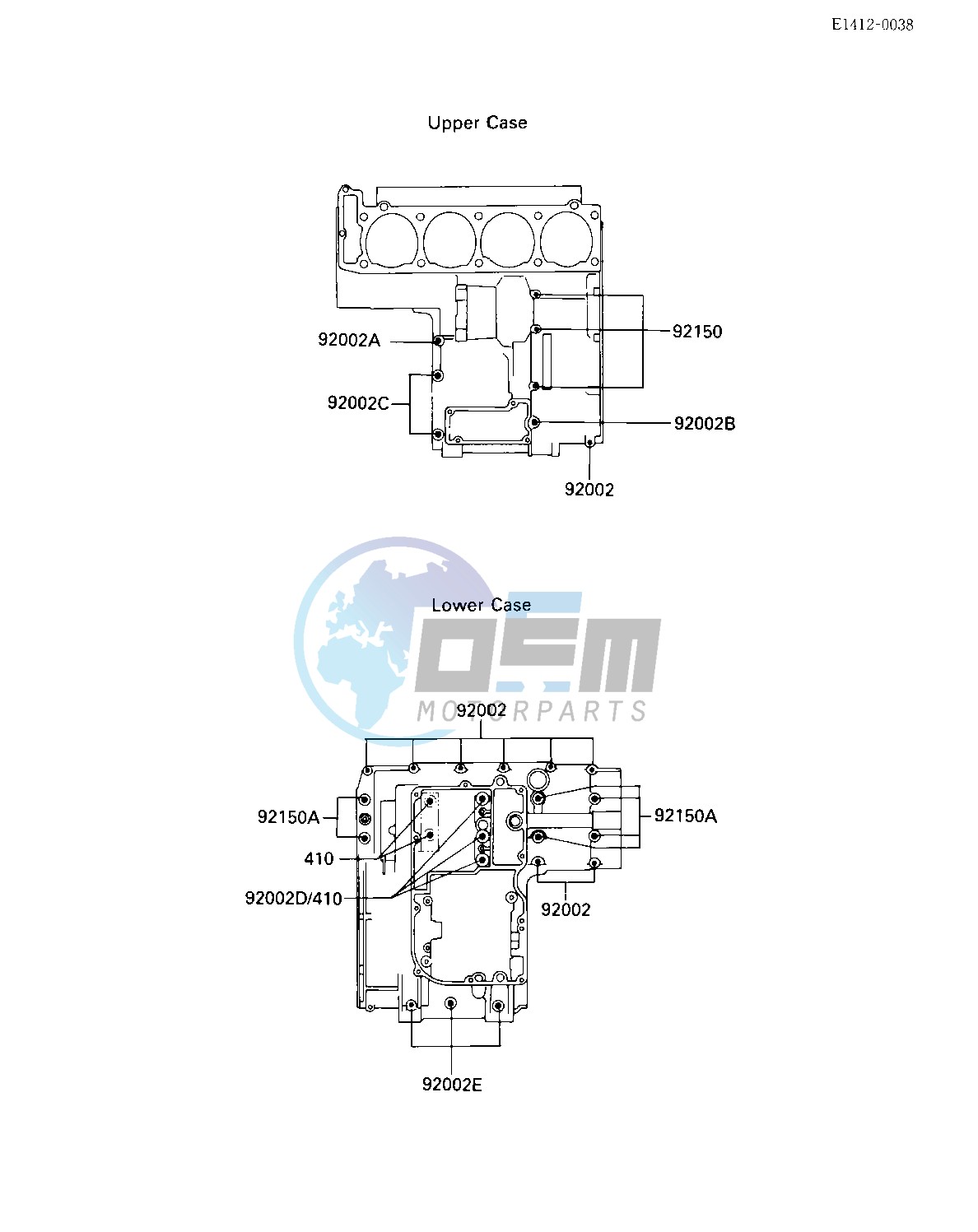 CRANKCASE BOLT PATTERN