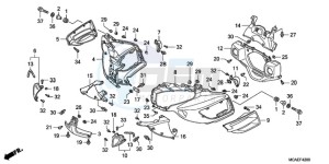 GL1800A France - (F / CMF) drawing COWL