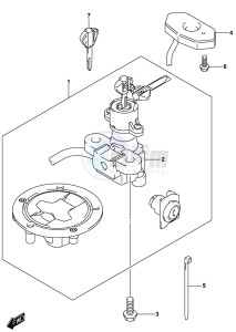 DL1000A drawing LOCK SET