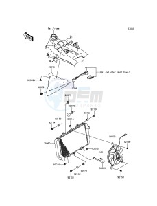 Z800 ZR800CEF UF (UK FA) XX (EU ME A(FRICA) drawing Radiator