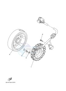 YFM350 YFM350FWA GRIZZLY 350 4WD (1SG1) drawing GENERATOR