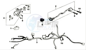 MIO 100 L6 drawing CDI - WIRING HARNASS / IGNITION LOCK