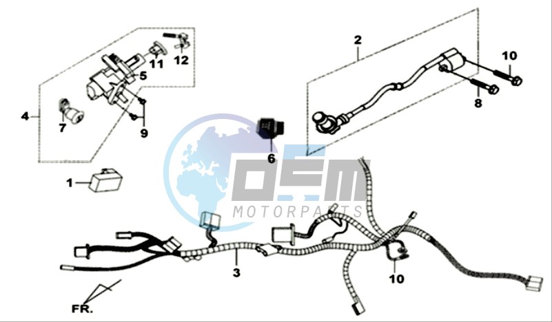 CDI - WIRING HARNASS / IGNITION LOCK