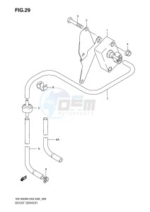 VS1400 (E3-E28) INTRUDER drawing BOOST SENSOR