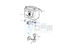 SKIPPER 4T 125-150 drawing Battery