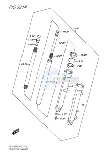 UK110NE ADDRESS EU drawing FRONT FORK DAMPER