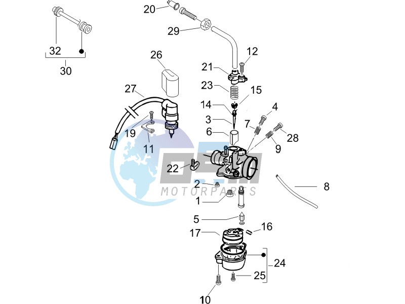 Carburetors components