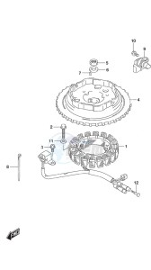 DF 9.9B drawing Magneto Manual Starter