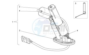 Breva V IE 1100 drawing Internal fuel pump