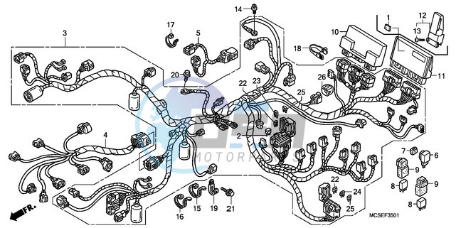 WIRE HARNESS (ST1300A)