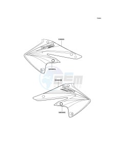 KX 250 N [KX250F] (N1) [KX250F] drawing DECALS