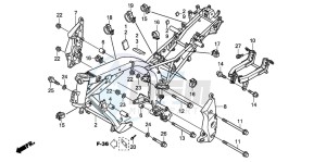 CBF1000A drawing FRAME BODY