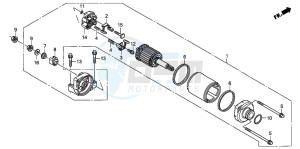 CBR600RR drawing STARTING MOTOR