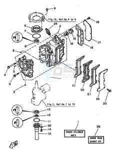 6C drawing CYLINDER--CRANKCASE