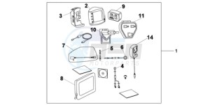 XL1000VA9 France - (F / ABS CMF) drawing NAVI