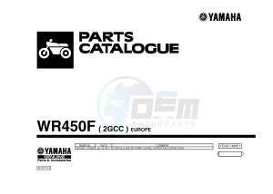 WR450F (2GCC) drawing .1-Front-Page