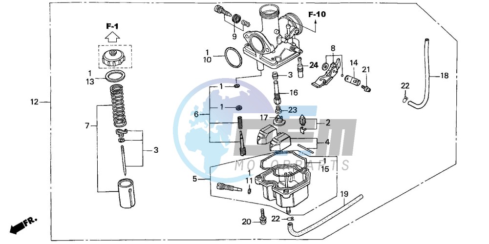 CARBURETOR (CRF100F)