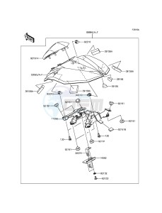 Z800 ZR800AEF FR GB XX (EU ME A(FRICA) drawing Accessory(Single Seat Cover)