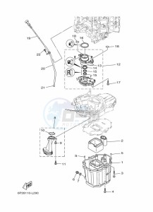 F250GETX drawing VENTILATEUR-DHUILE