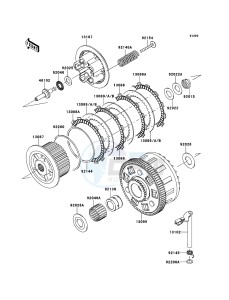 Z1000 ZR1000DDFA FR GB XX (EU ME A(FRICA) drawing Clutch