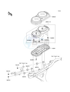 ZX 600 J [ZZR600] (J6F-J8F) J7F drawing METER-- S- -