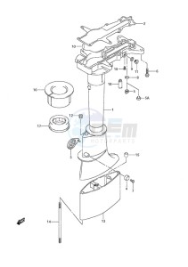 DF 6 drawing Drive Shaft Housing