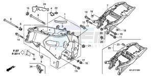 CBR1000RA9 E / ABS MKH REP drawing FRAME BODY