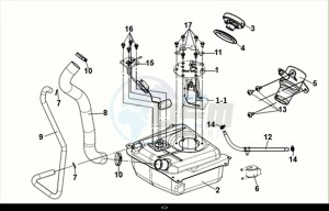 SYMPHONY ST 50 (XL05W1-NL) (E5) (M1) drawing FUEL TANK