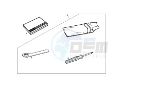 SENDA SM X-TREM - 50 CC EU2 drawing WORKSHOP SERVICE TOOLS