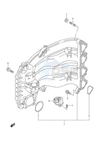 DF 70A drawing Intake Manifold