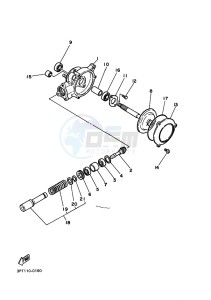 PW50 (2SAL) drawing DRIVE SHAFT