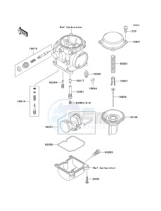 EN 500 C [VULCAN 500 LTD] (C6F-C9F) C7F drawing CARBURETOR PARTS