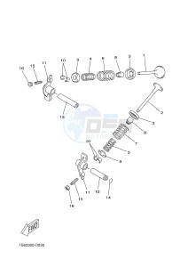 YP250R X-MAX 250 (2DL8 2DL8 2DL8 2DL8) drawing VALVE