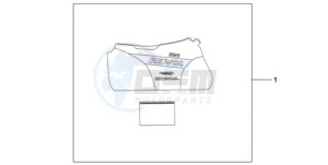 CBR1000RA9 E / ABS MKH REP drawing INDOOR BODY COVER