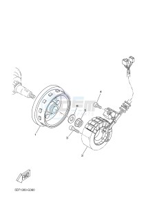 YZF-R125A YZF-R125 ABS R125 (5D7E) drawing GENERATOR