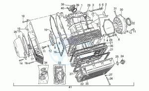 Strada 1000 drawing Crankcase