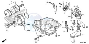 CBR1000SG CBR1000 - Fireblade SP Europe Direct - (ED) drawing OIL PAN/ OIL PUMP