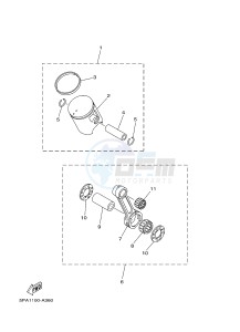 YZ85 YZ85LW (1SP1 1SP3) drawing OPTIONAL PARTS 1