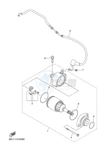 WR450F (2GCC) drawing STARTING MOTOR